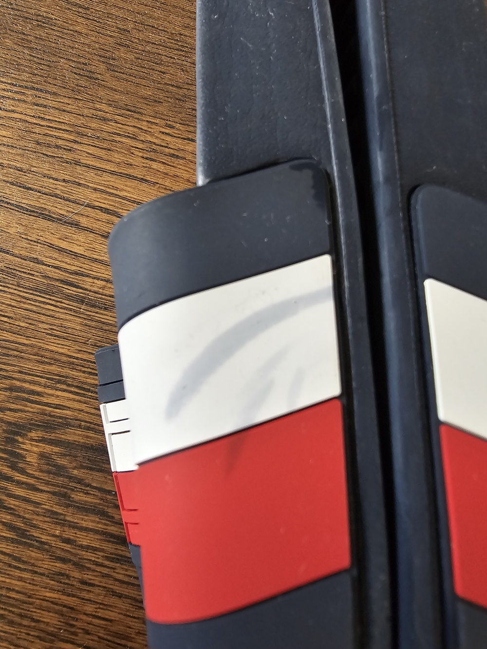 Tommy Hilfiger Blue Slide Sandals with Red & White Stripe Size Womens 9 - Picture 7 of 7
